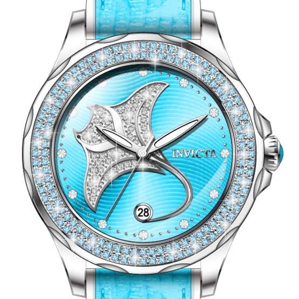 Invicta Ocean Voyage Wildflower Sting Ray Quartz